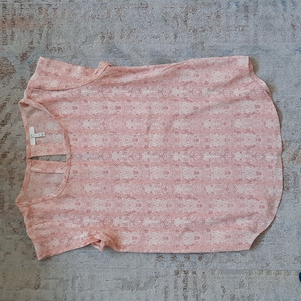 Joie Pink Silk Blouse XS